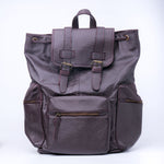 Load image into Gallery viewer, Leather Backpack Travel Laptop Office Bag -Chestnut
