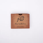 Load image into Gallery viewer, Compact Leather Wallet-Camel

