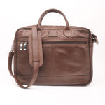 Load image into Gallery viewer, Executive Leather Laptop Bag-Brown
