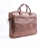 Load image into Gallery viewer, Everyday Companion Leather Laptop Bag-Tan
