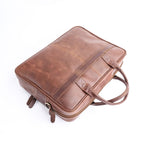 Load image into Gallery viewer, Everyday Companion Leather Laptop Bag-Tan
