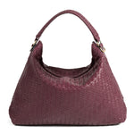 Load image into Gallery viewer, Handmade Woven  Original Leather Bag-Burgundy

