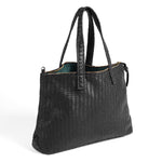 Load image into Gallery viewer, Handmade Woven  Original Leather Bag With Zipper
