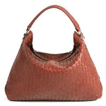 Load image into Gallery viewer, Handmade Woven Original Leather Bag-Tan Brown
