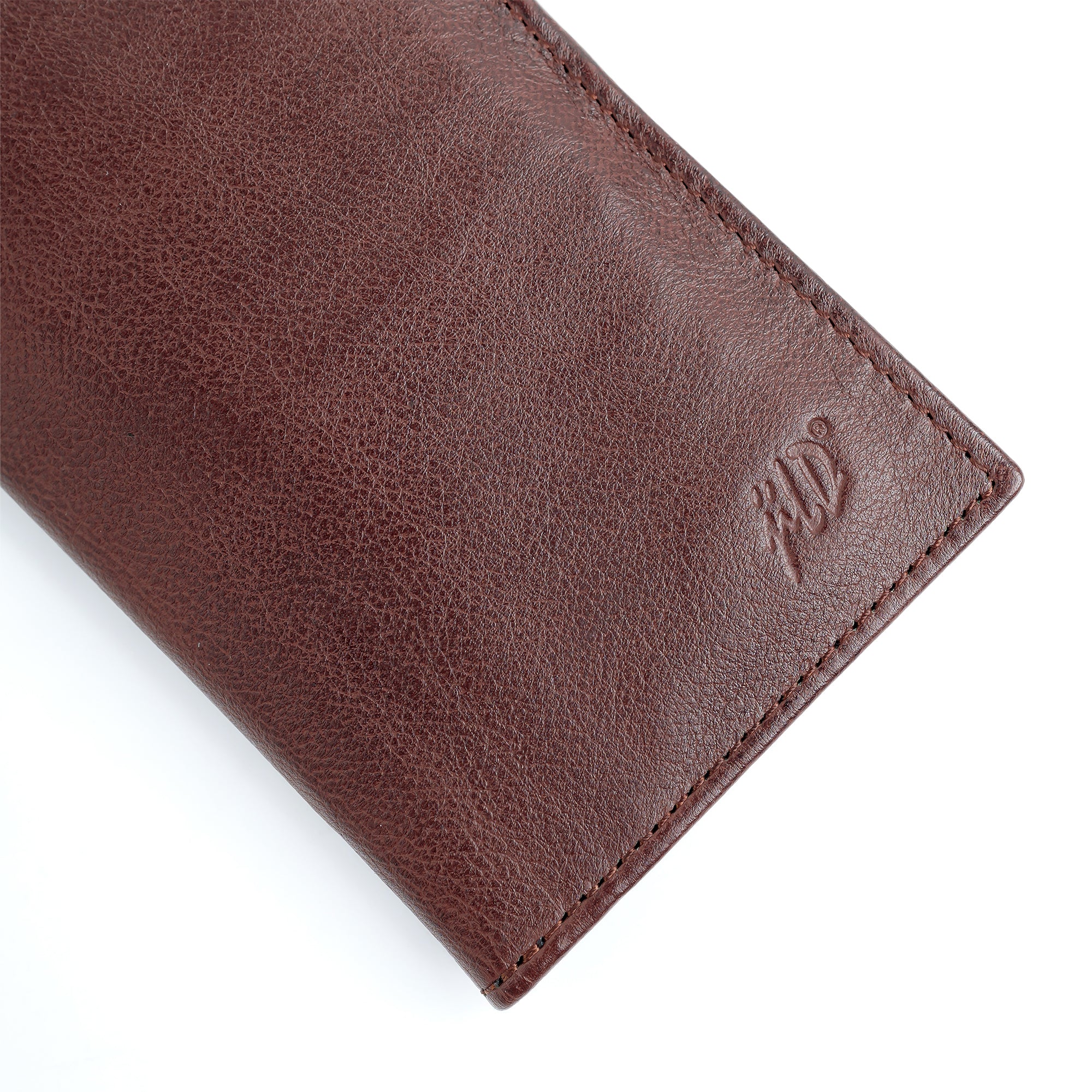 Executive Leather Long Wallet - Vintage Brown