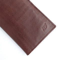 Executive Leather Long Wallet - Vintage Brown