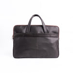 Load image into Gallery viewer, The Founder Ultra Slim Leather Laptop Bag-Dark Brown
