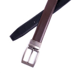 Load image into Gallery viewer, Castelo Premium Quality Reversible Mens Leather Belt
