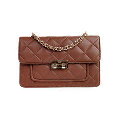 Flora Quilted Crossbody Leather Bag