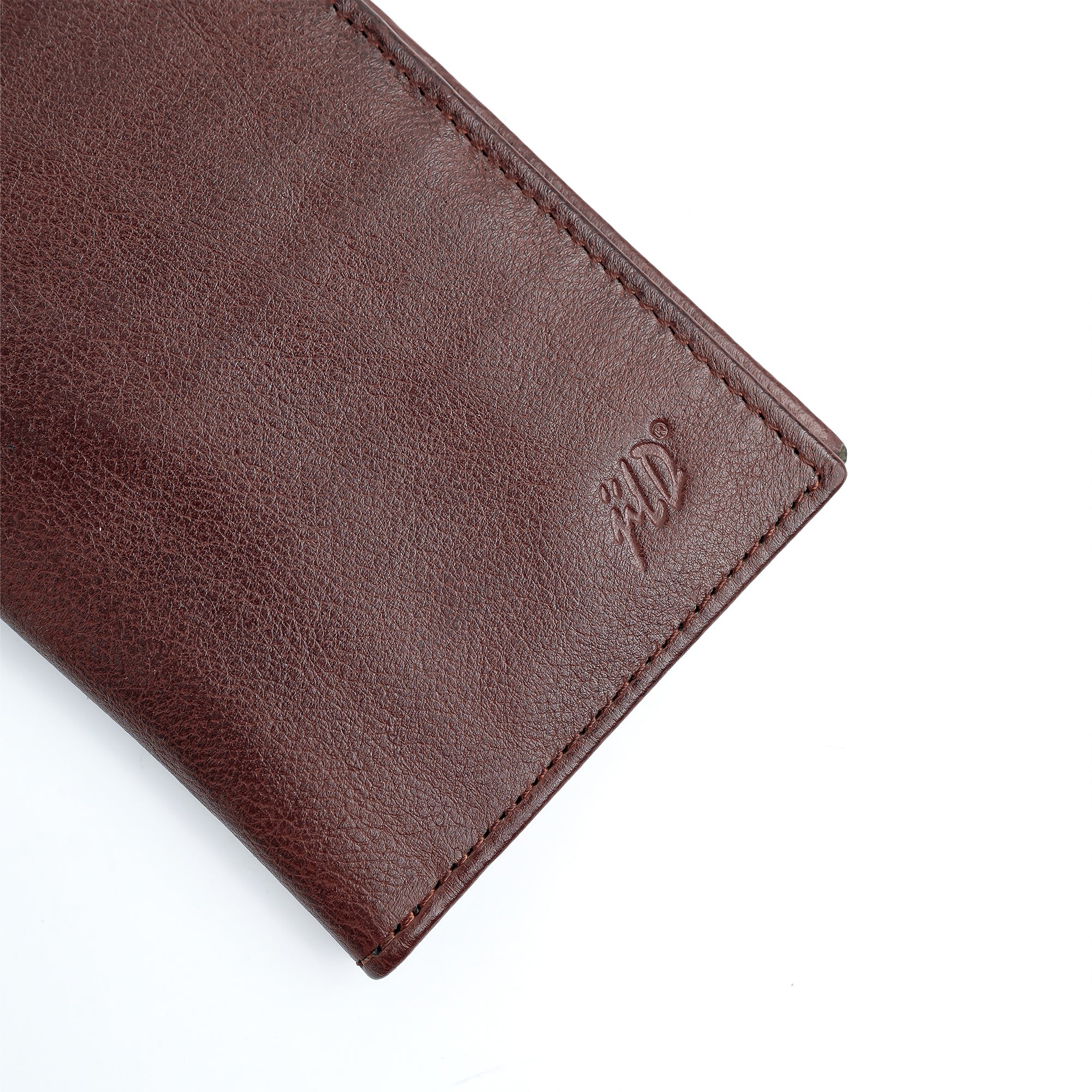 Executive Leather Long Wallet - Vintage Brown