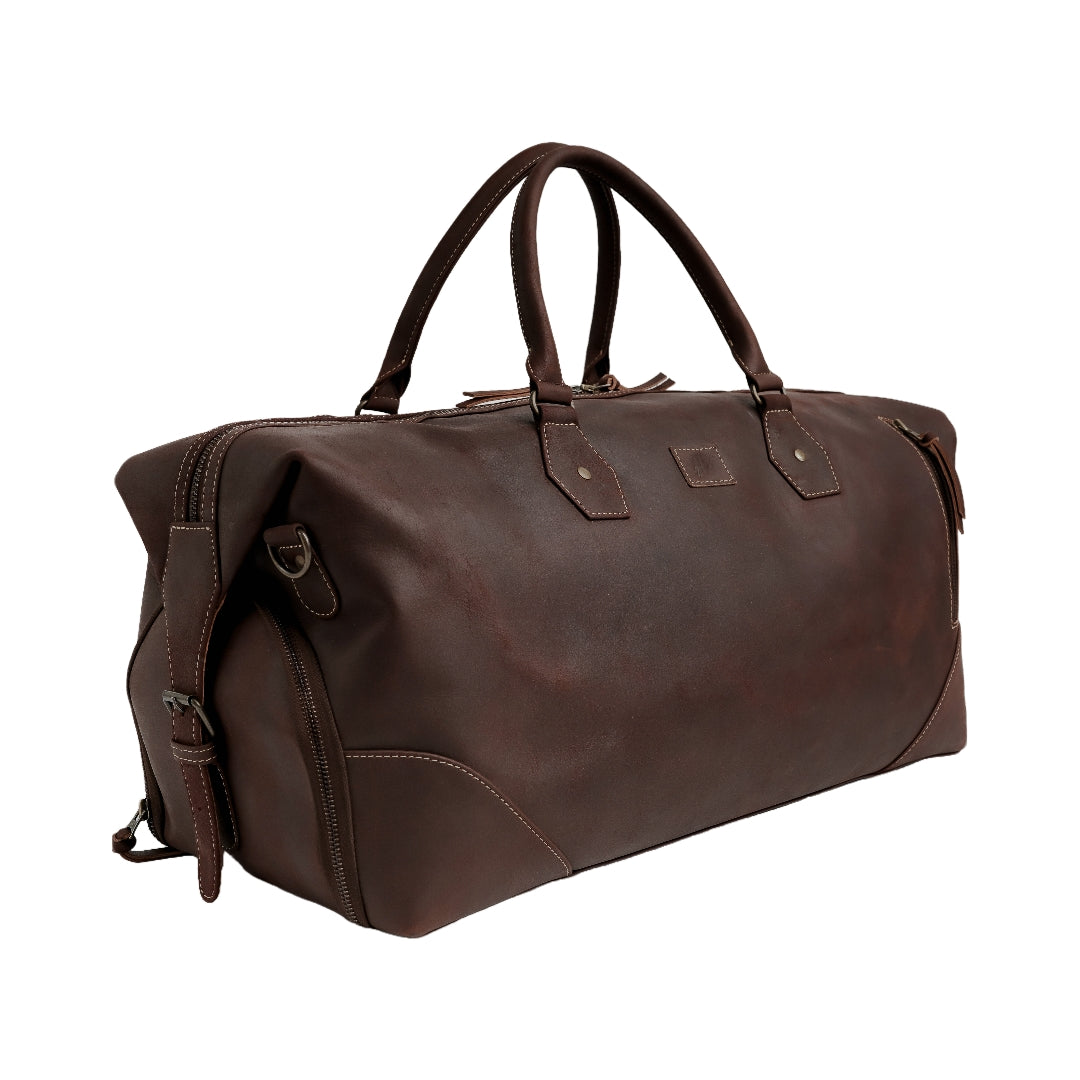 The Weekender Travel Leather Duffle Bag