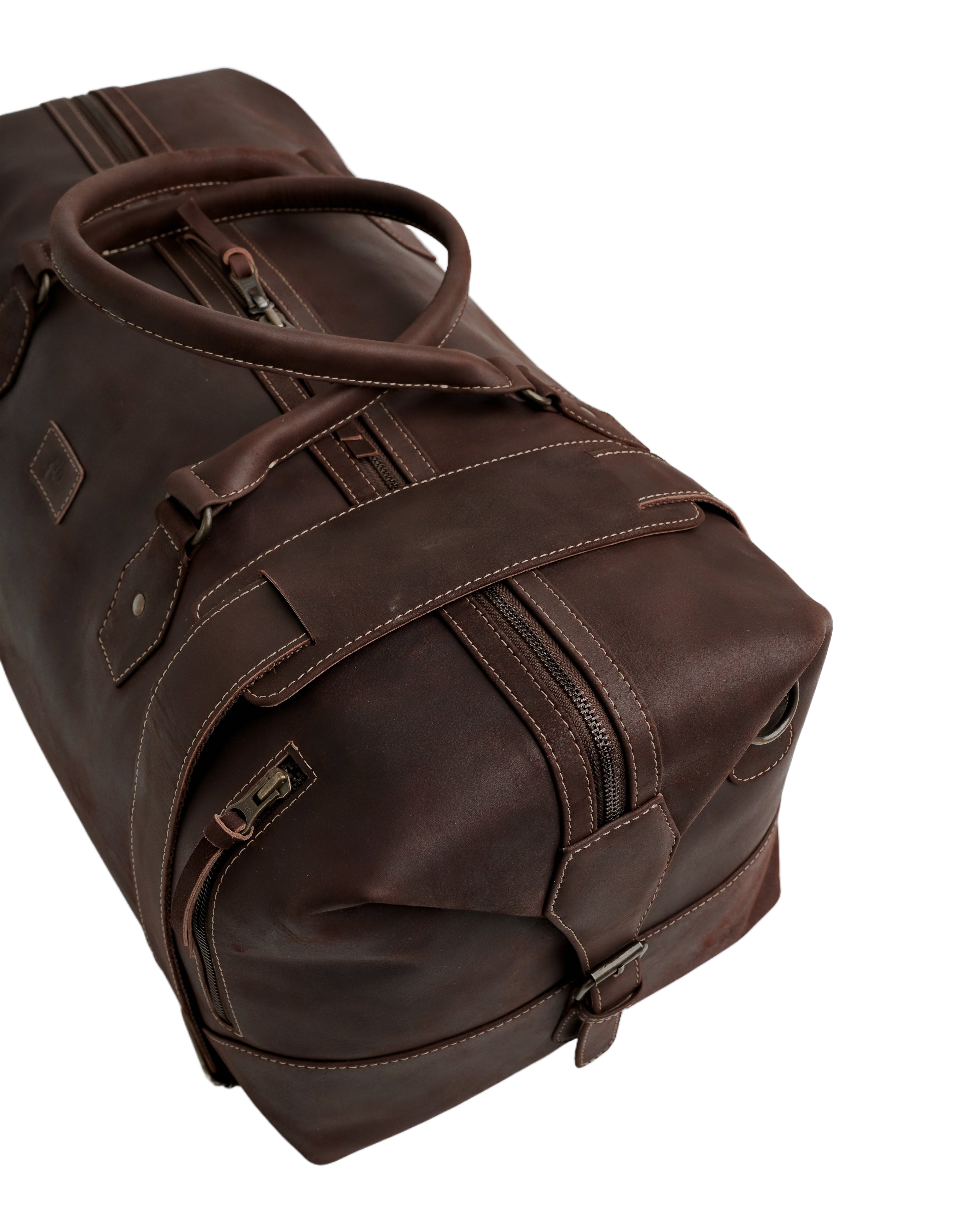 The Weekender Travel Leather Duffle Bag
