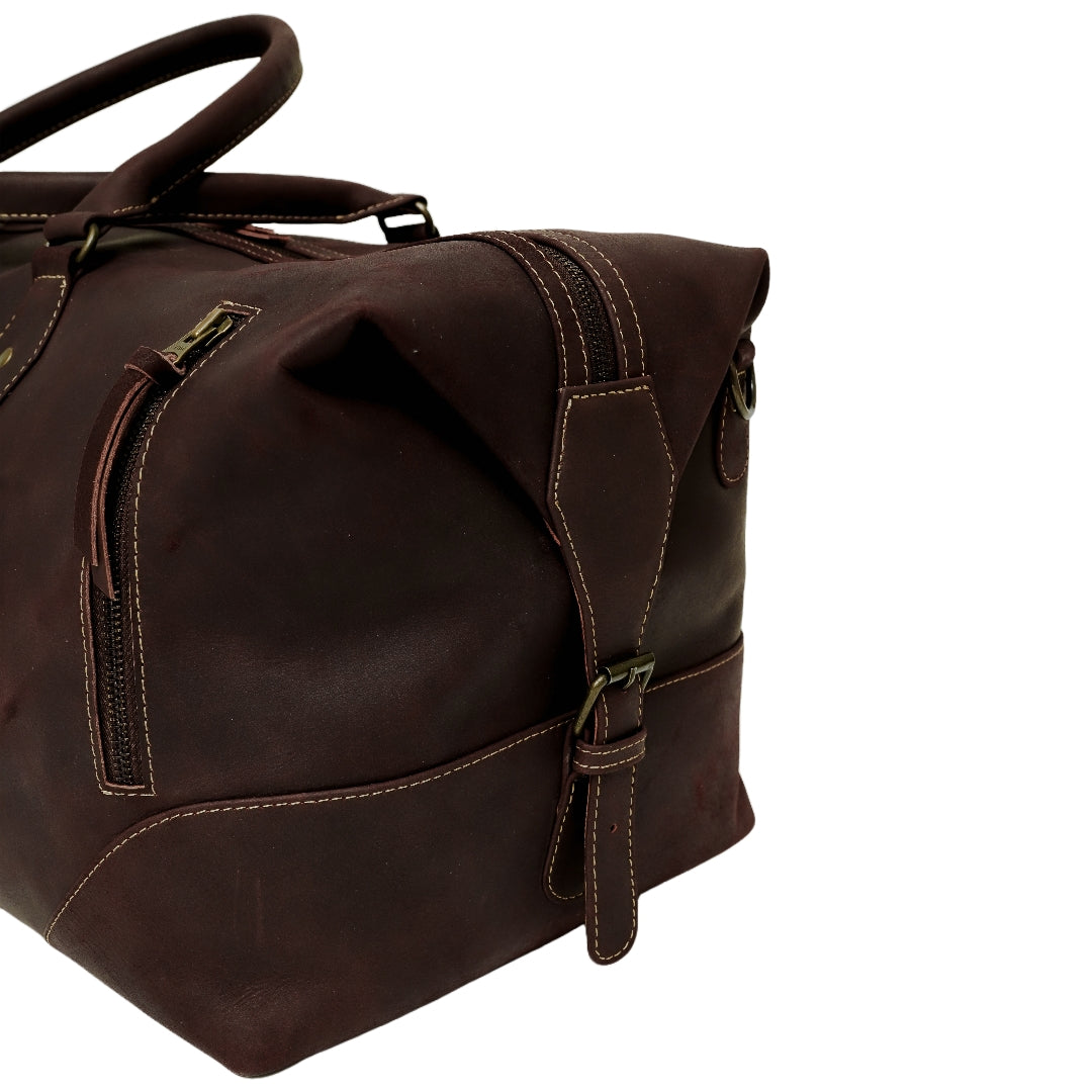 The Weekender Travel Leather Duffle Bag