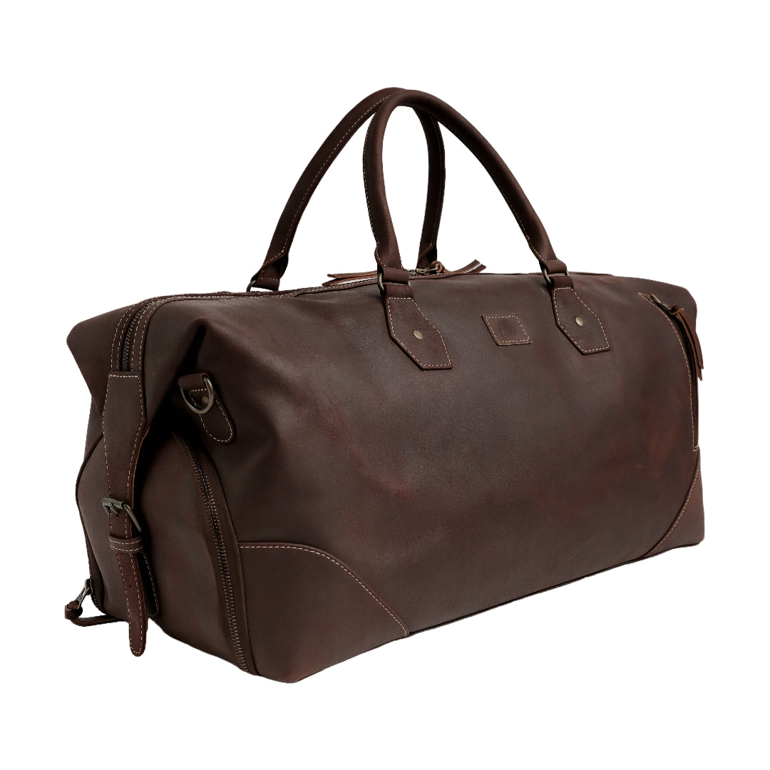 The Weekender Travel Leather Duffle Bag