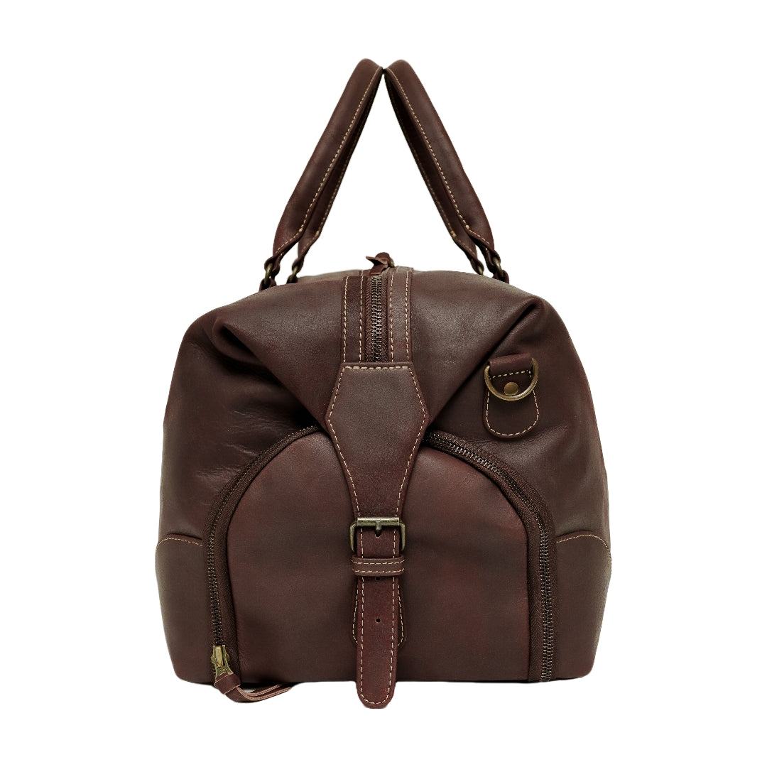 The Weekender Travel Leather Duffle Bag