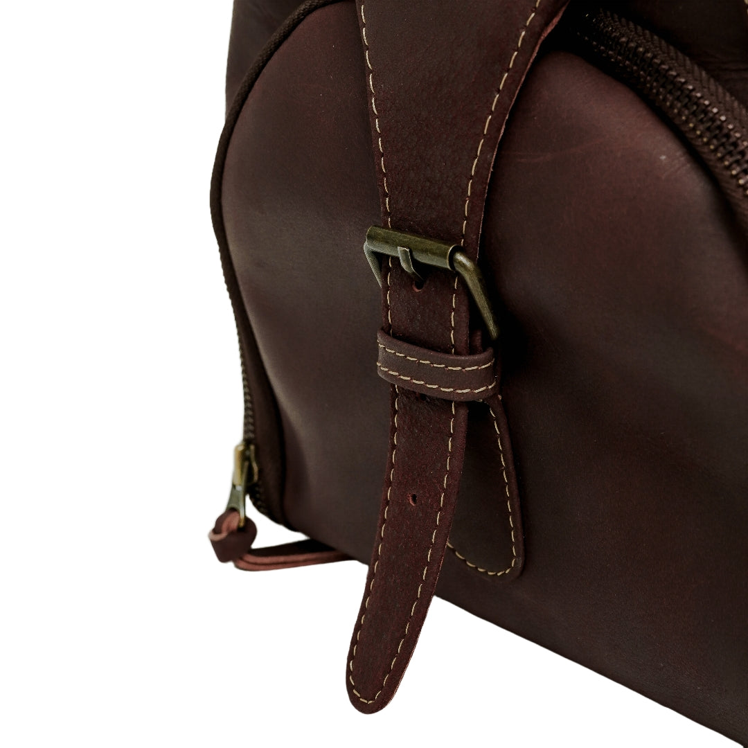 The Weekender Travel Leather Duffle Bag