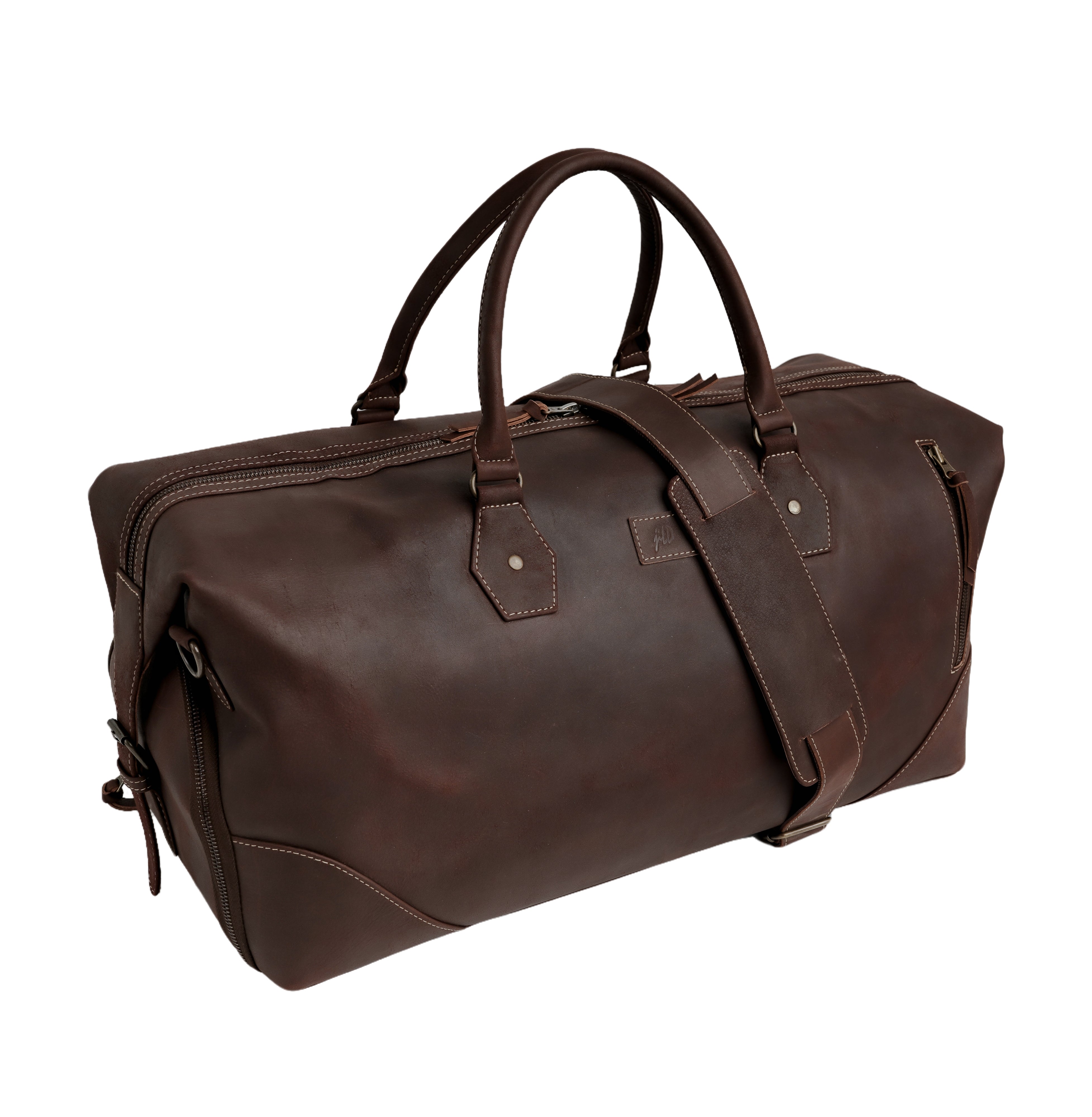 The Weekender Travel Leather Duffle Bag