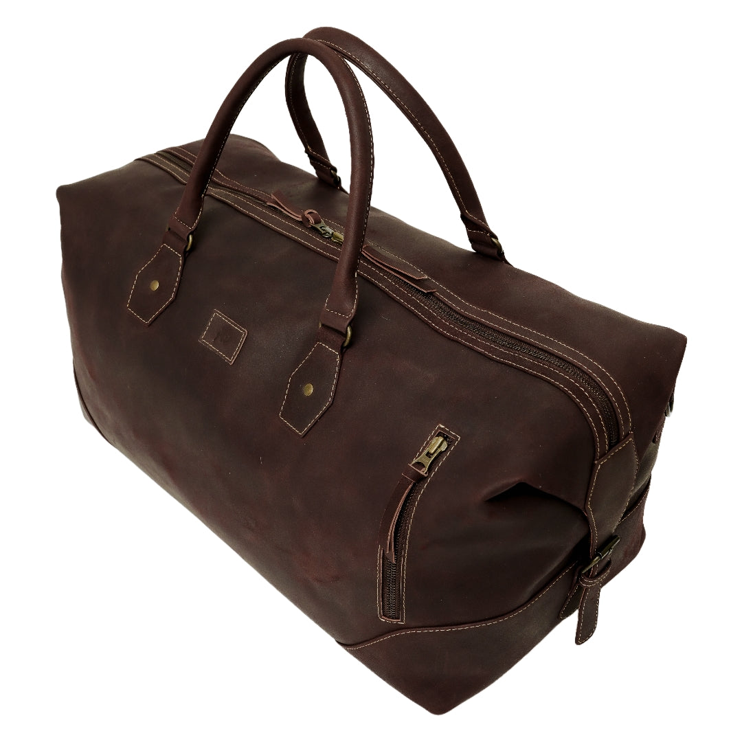 The Weekender Travel Leather Duffle Bag