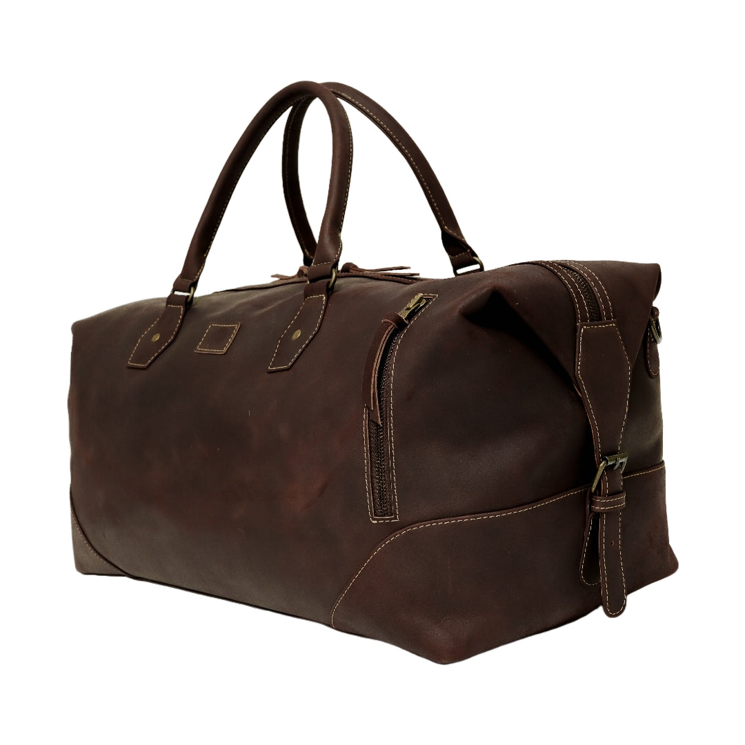 The Weekender Travel Leather Duffle Bag