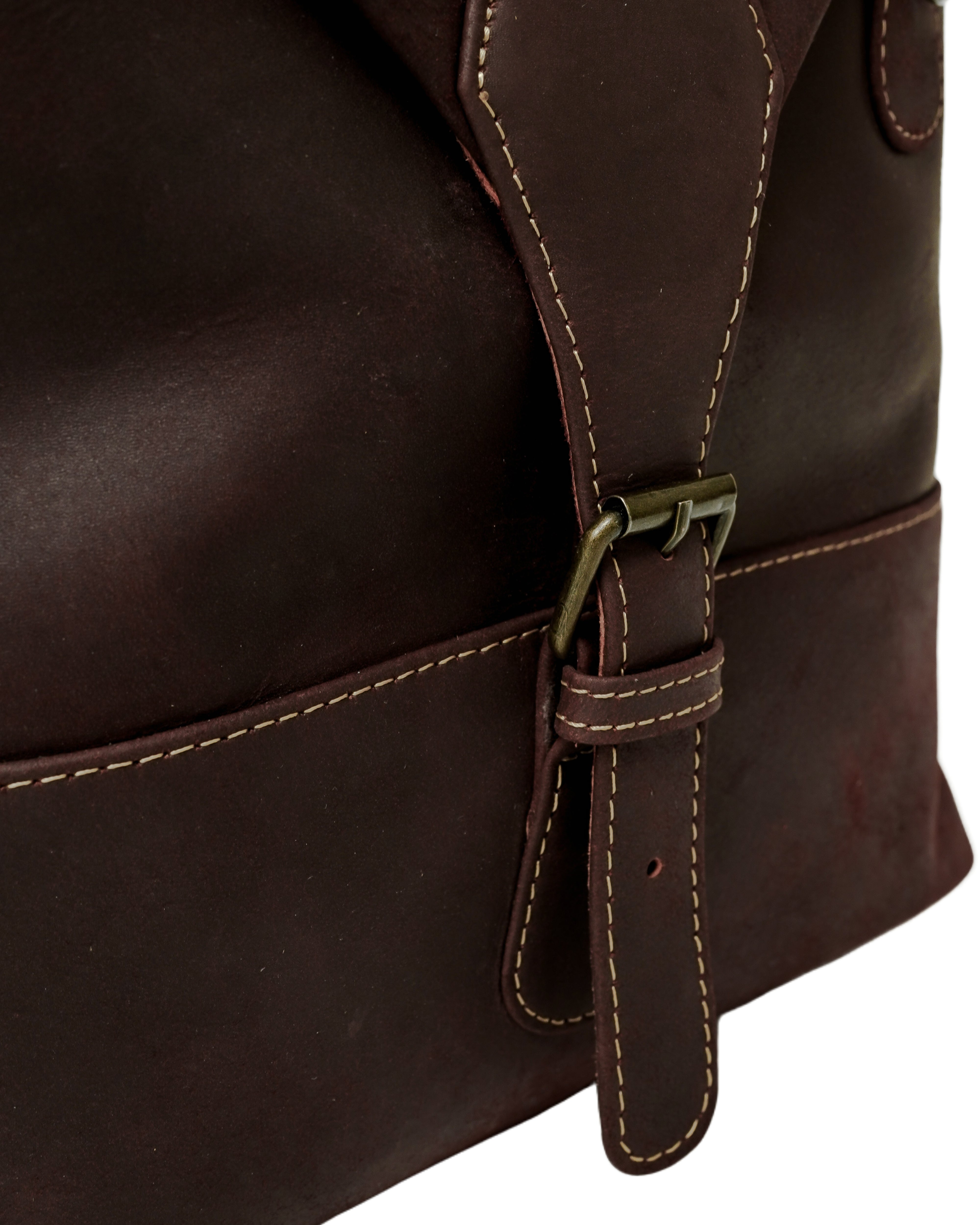 The Weekender Travel Leather Duffle Bag