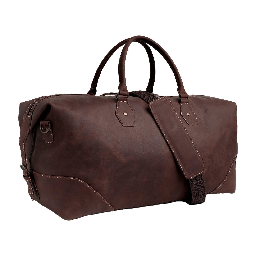 The Weekender Travel Leather Duffle Bag