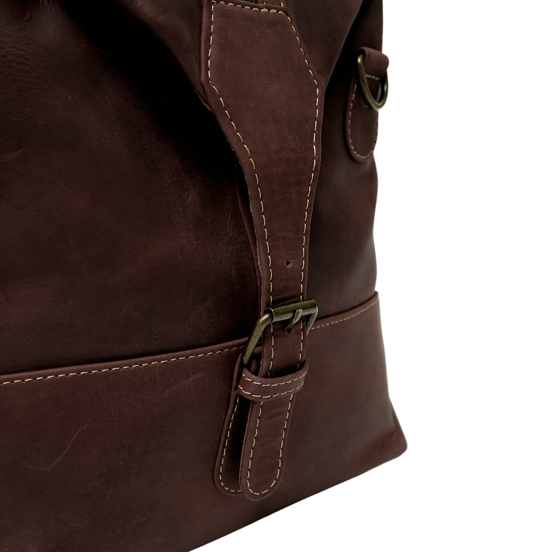 The Weekender Travel Leather Duffle Bag