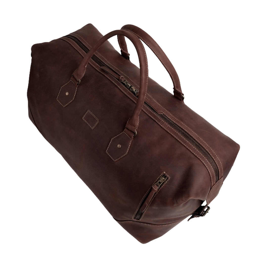 The Weekender Travel Leather Duffle Bag