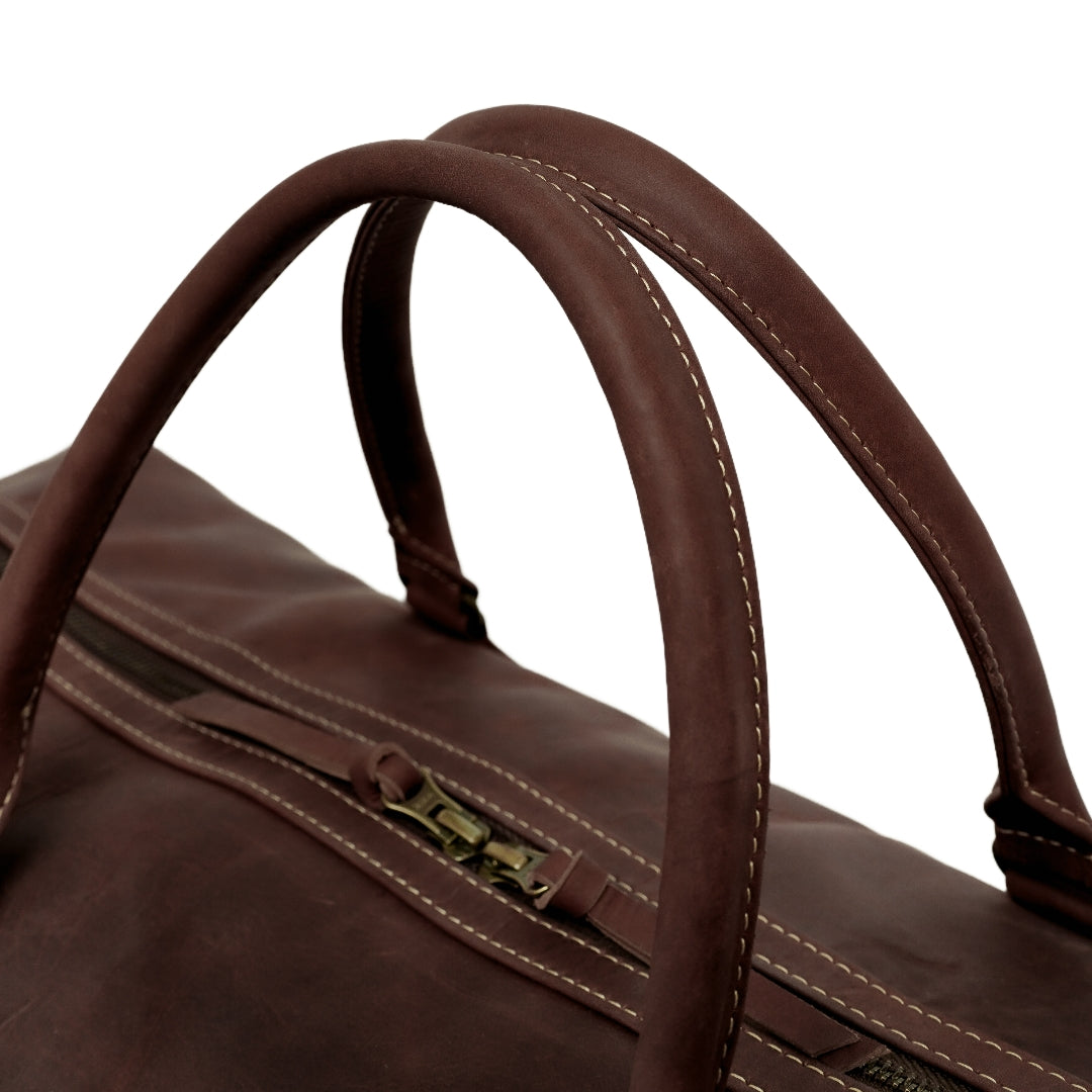The Weekender Travel Leather Duffle Bag