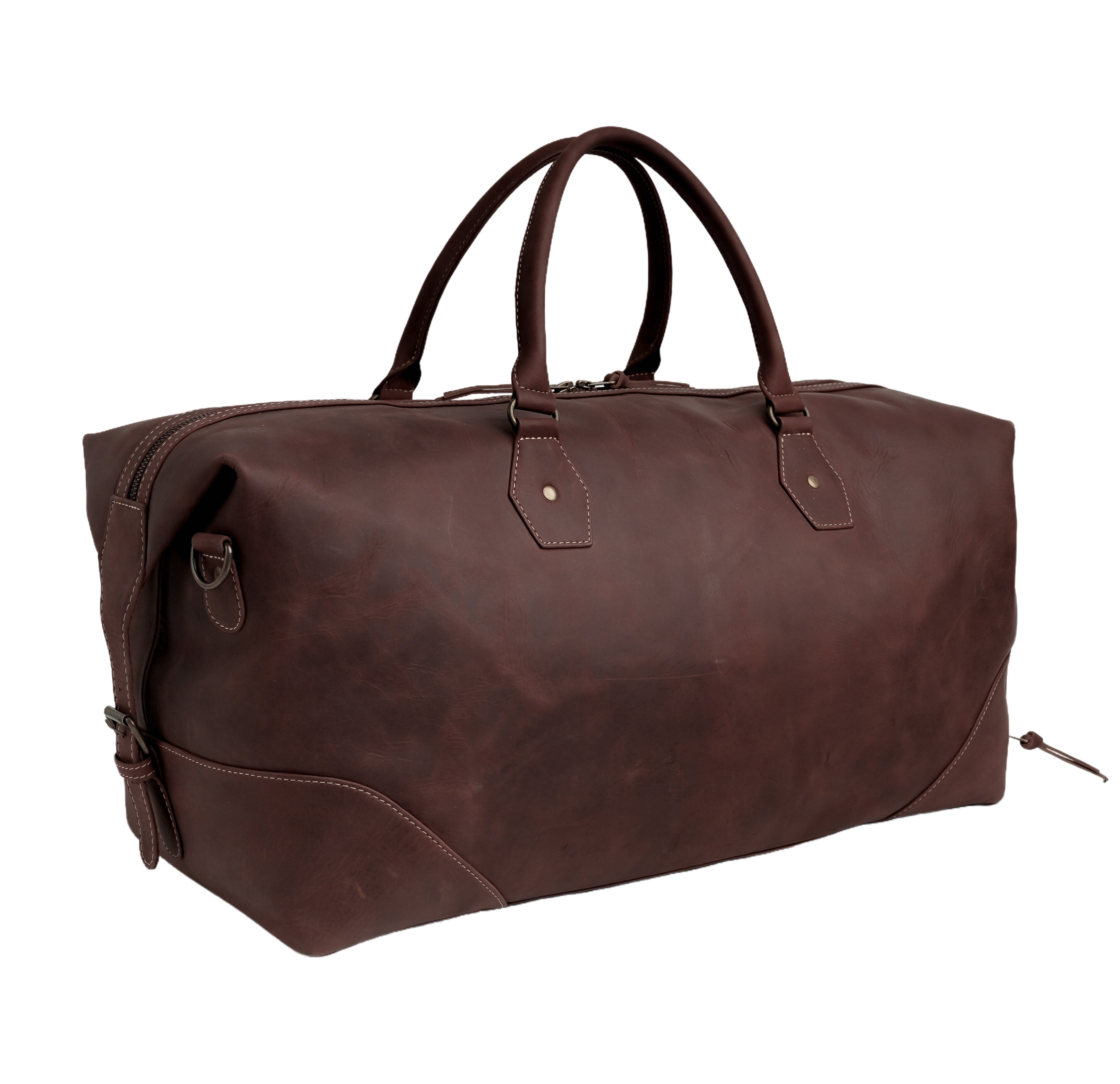 The Weekender Travel Leather Duffle Bag