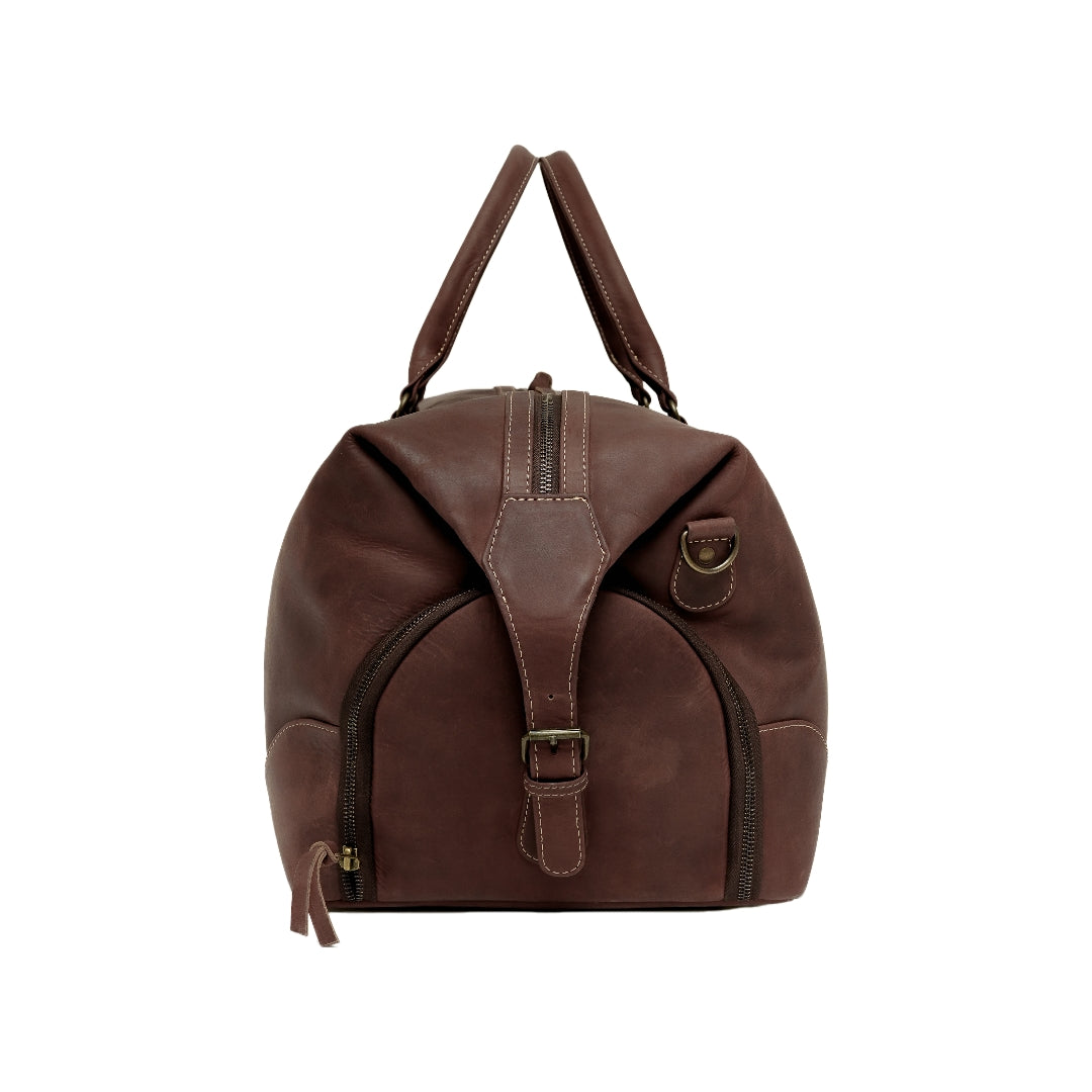 The Weekender Travel Leather Duffle Bag