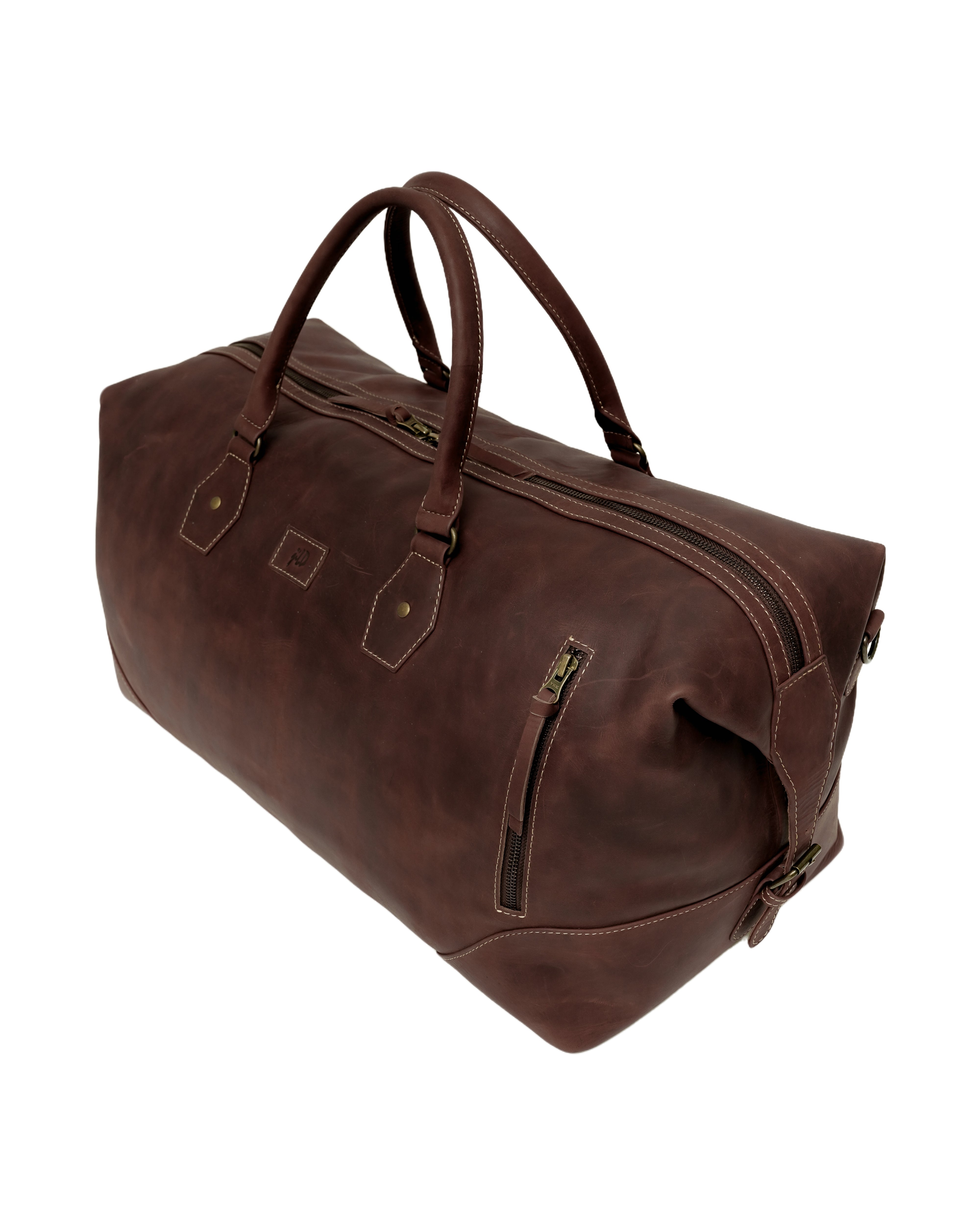 The Weekender Travel Leather Duffle Bag