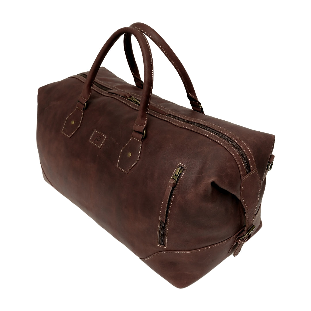 The Weekender Travel Leather Duffle Bag