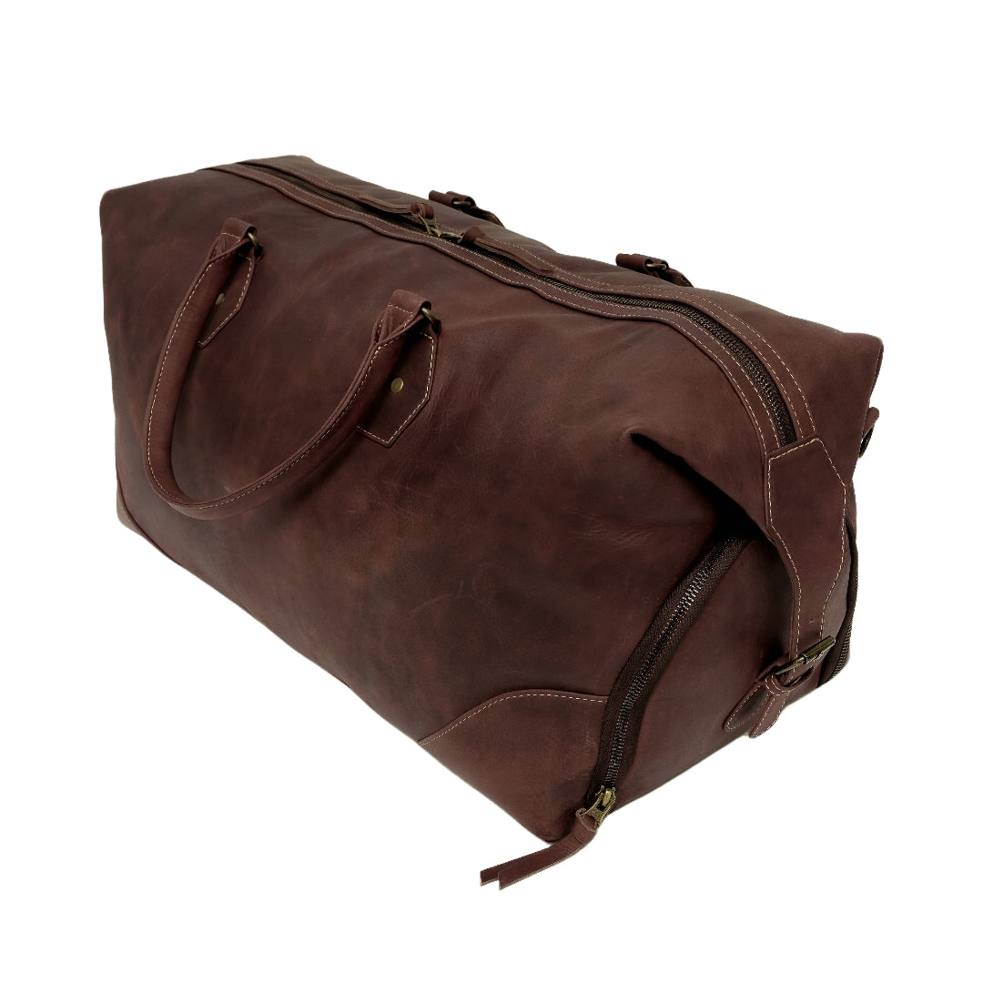 The Weekender Travel Leather Duffle Bag