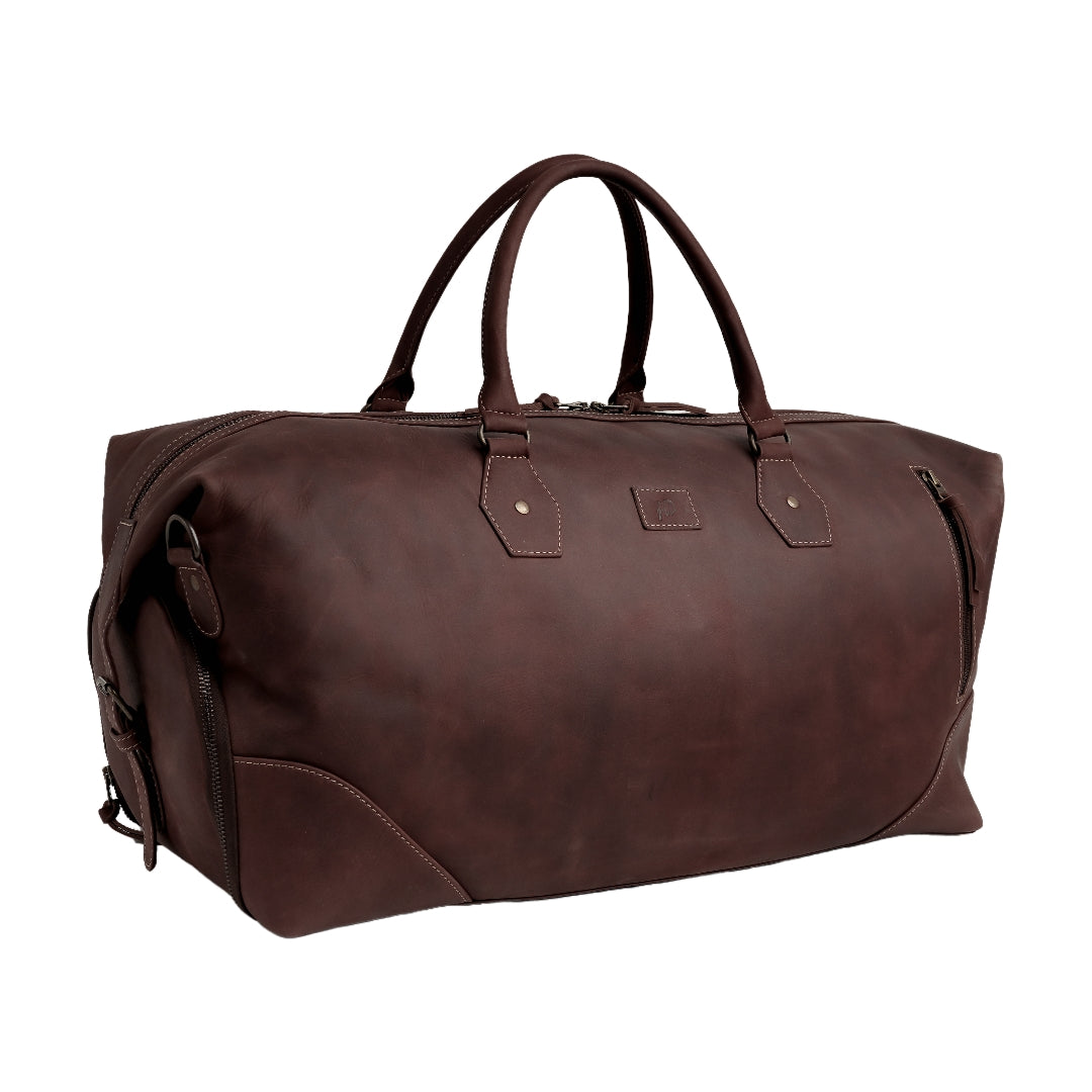 The Weekender Travel Leather Duffle Bag