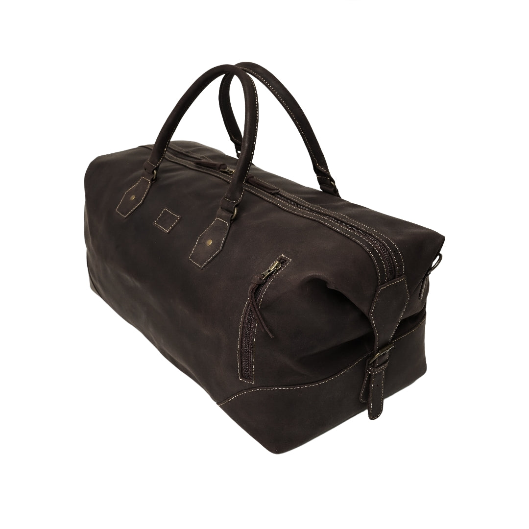 The Weekender Travel Leather Duffle Bag