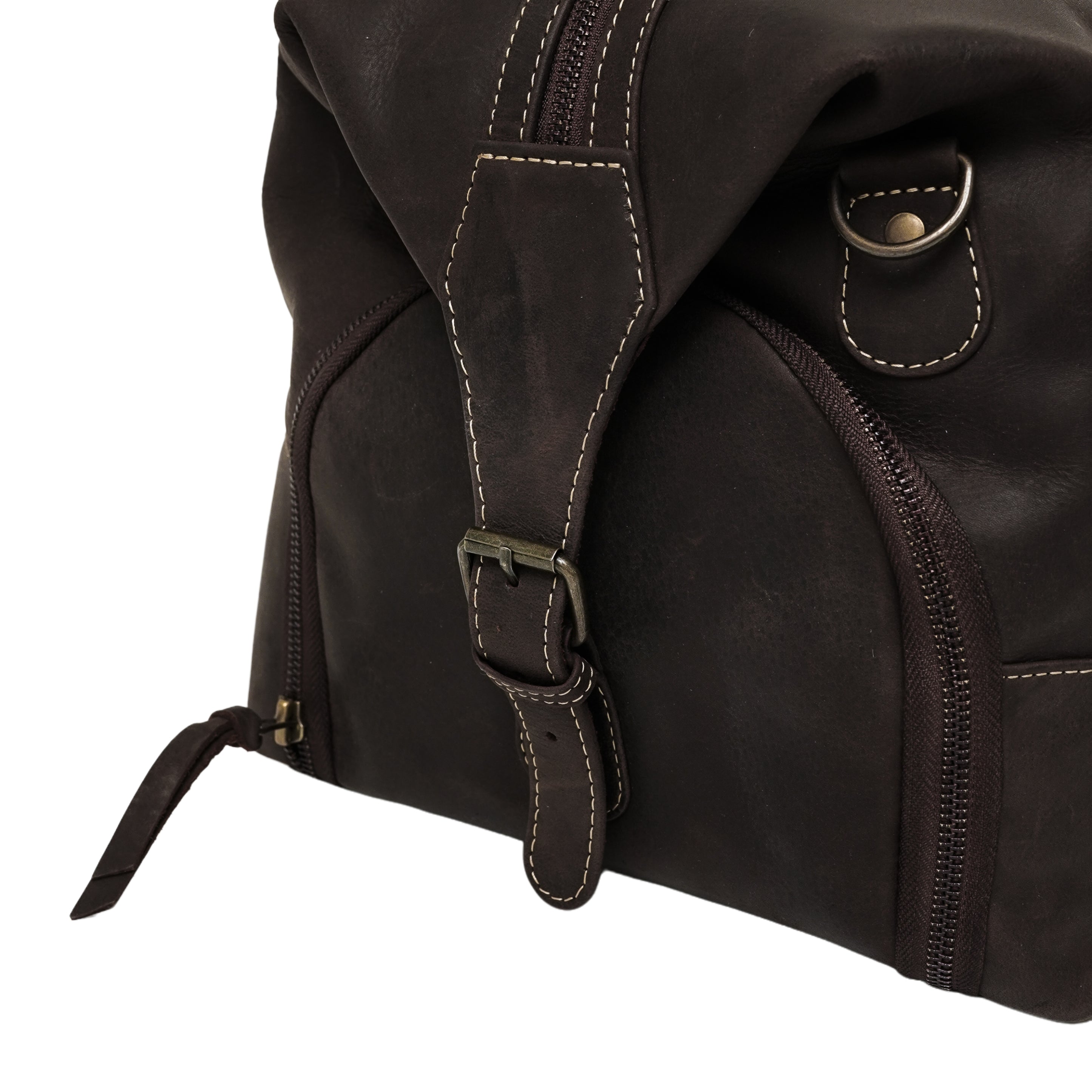 The Weekender Travel Leather Duffle Bag