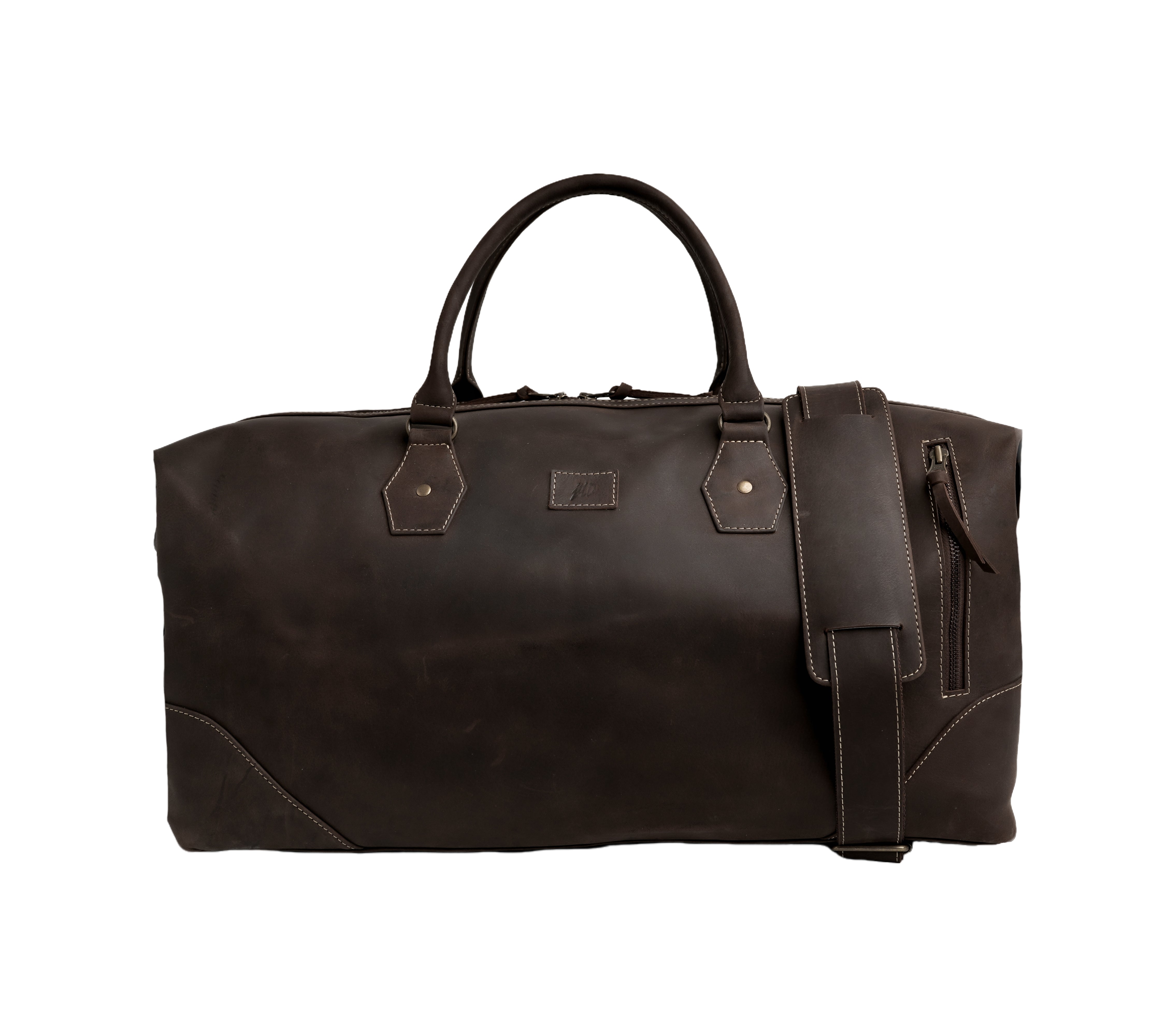The Weekender Travel Leather Duffle Bag