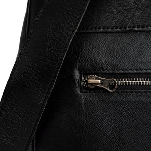 Nomad Vintage Leather Backpack- Black
