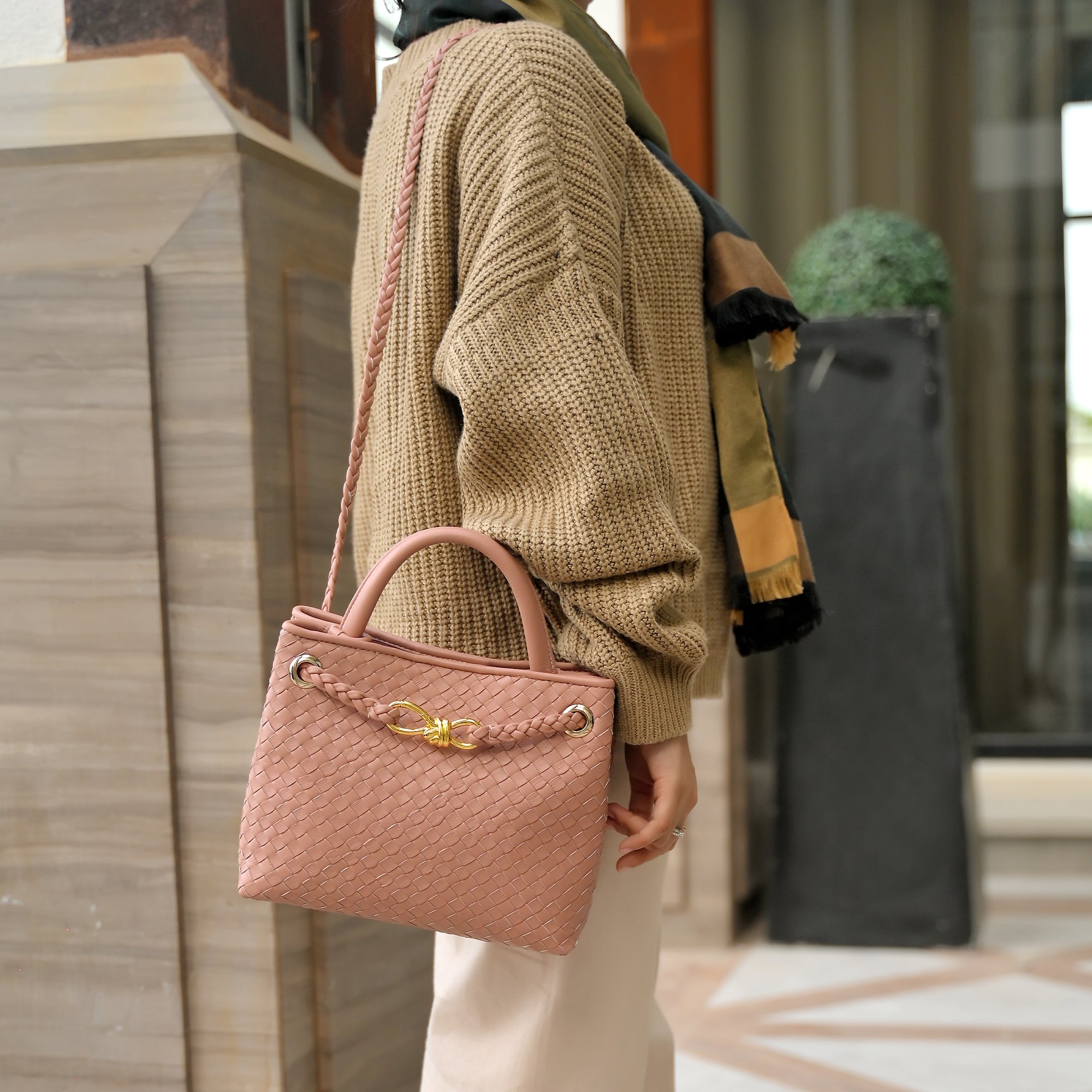 Eight Handwoven Womens Leather Bag