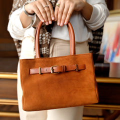 Espresso Suede Bag