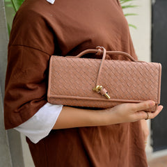 The Knot Handwoven Clutch