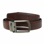 Load image into Gallery viewer, BLACK CHOCOLATE BROWN Double Sided Reversible Men&#39;s&#39; Leather Belt
