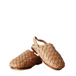 Load image into Gallery viewer, Handwoven Leather Mules For Kids
