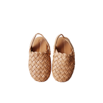 Load image into Gallery viewer, Handwoven Leather Mules For Kids
