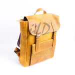 Load image into Gallery viewer, Nomad Vintage Leather Backpack - Camel Brown
