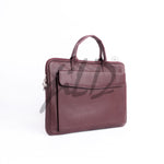 Load image into Gallery viewer, Parker Slim Leather Laptop Bag-Burgundy
