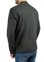 Load image into Gallery viewer, Mens Classic Suede Leather Jacket Zipper Pockets
