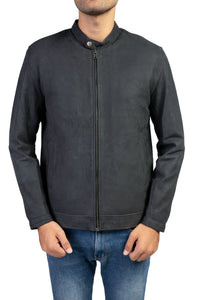 Mens Classic Suede Leather Jacket