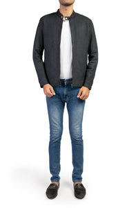 Mens Classic Suede Leather Jacket