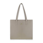 Load image into Gallery viewer, Everyday Women&#39;s Leather  Zipper Tote Bag- Grey
